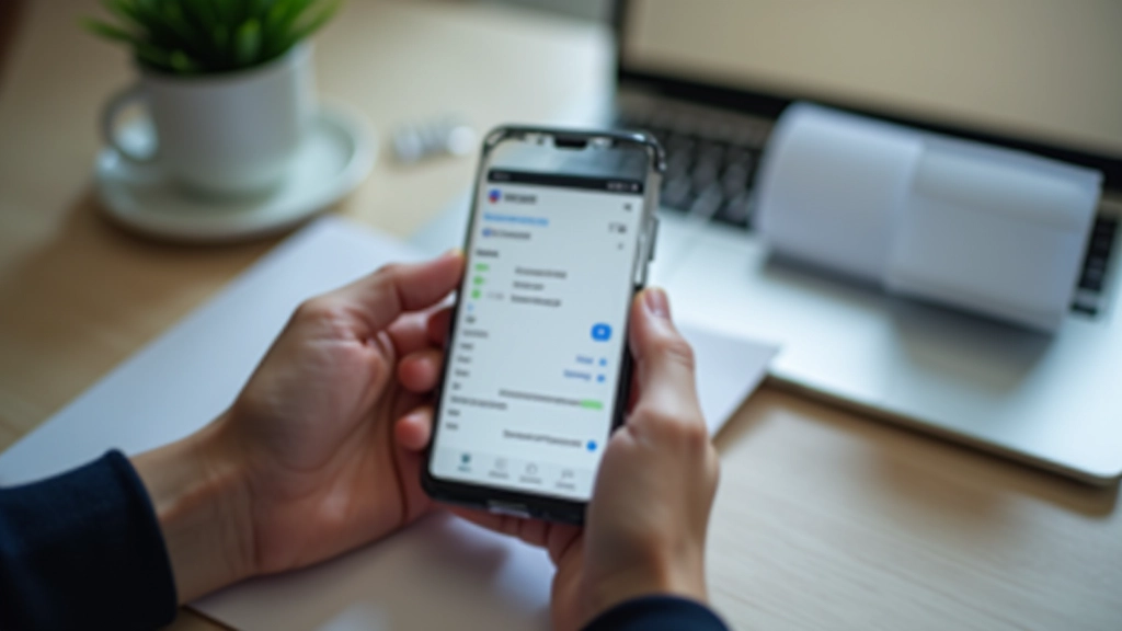 Slaptažodžio tvarkytuvė iš mobiliojo telefono ekrano, rodanti apsaugotus sąskaitą